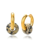 18k gold-plated stainless steel, Tarnish-free, Waterproof, Suitable for sensitive skin, gold earrings, retro earrings, vintage charm, classic earrings, beautiful earrings, timeless earrings, hoop earrings, charm earrings, pebble like earring
